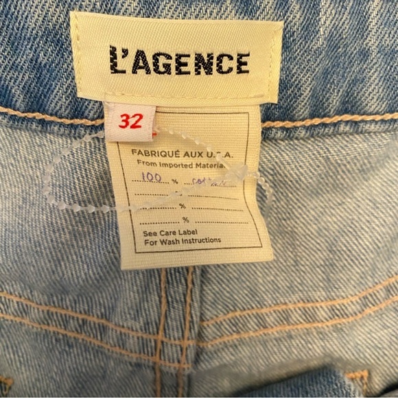 L’Agence Jones Ultra High Rise Stovepipe Women's Jeans Fontana Size 32 NWT - Picture 10 of 11
